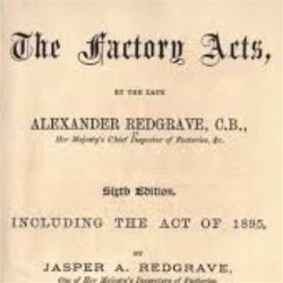 La Ley de las Fábrica de 1833: un hito en la lucha contra la explotación infantil y el nacimiento del movimiento obrero en Gran Bretaña.